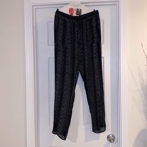 Joie Silk Snakeskin Pants